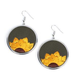 Sun-Kissed Sunflowers -   Earrings